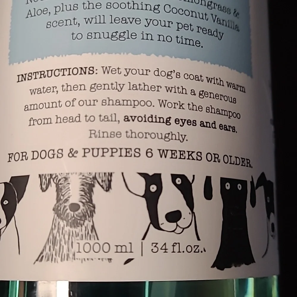 Rae Dunn Conditioning Pet Shampoo